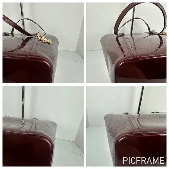 LOUIS VUITTON VERNIS TOTE AMARANTE TOTE And wallet - Picture 9 of 13